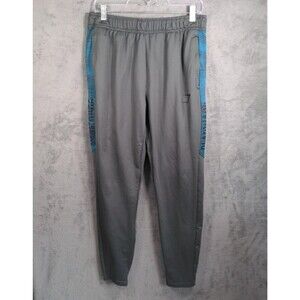 Gymshark Jogger Pants Mens Sz L Gray Track Running Workout Woven Gym Athleisure